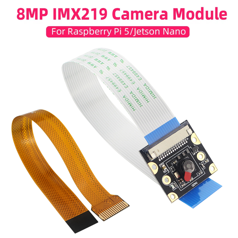 Raspberry Pi Global Shutter Camera Imx296 - Raspberry Pi 5 مع مستشعر IMX219